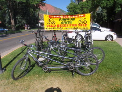 Canyon Bikes, rentals and sales.